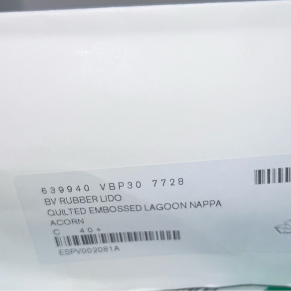 BLUE BOTTEGA VENETA LIDO FLATS SIZE 40 - Picture 5 of 8